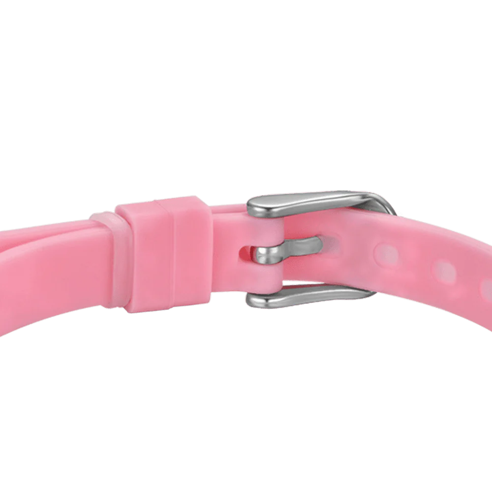 BRACCIALE DONNA IN SILICONE ROSA - Image 5