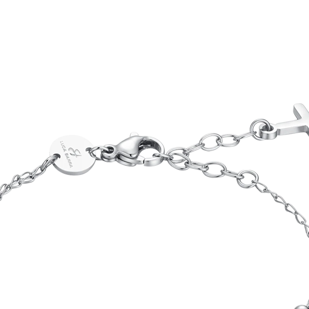BRACCIALE DONNA ROSARIO IN ACCIAIO - Image 5