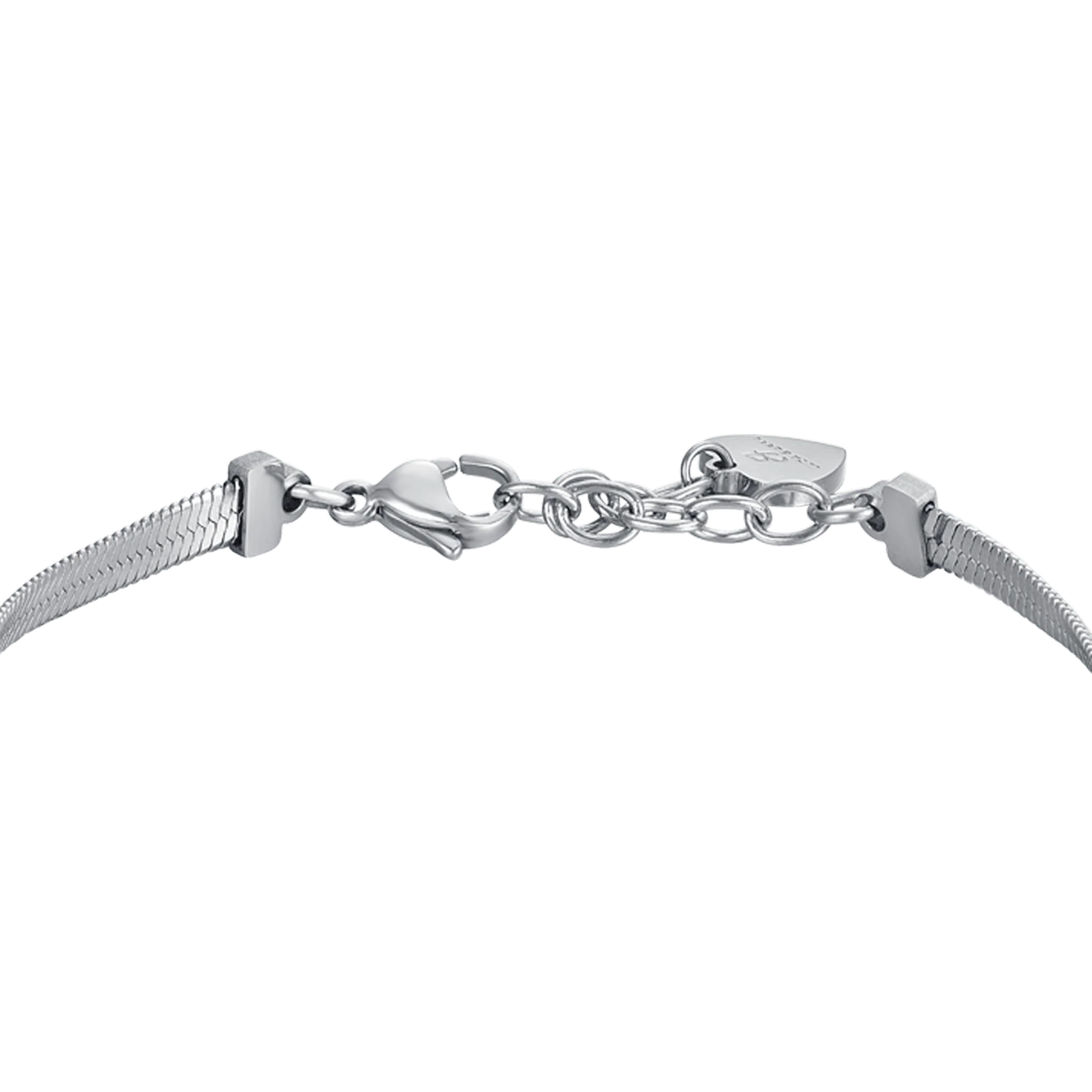 BRACCIALE DONNA SNAKE IN ACCIAIO CON STELLE CON CRISTALLI BIANCHI - Image 4