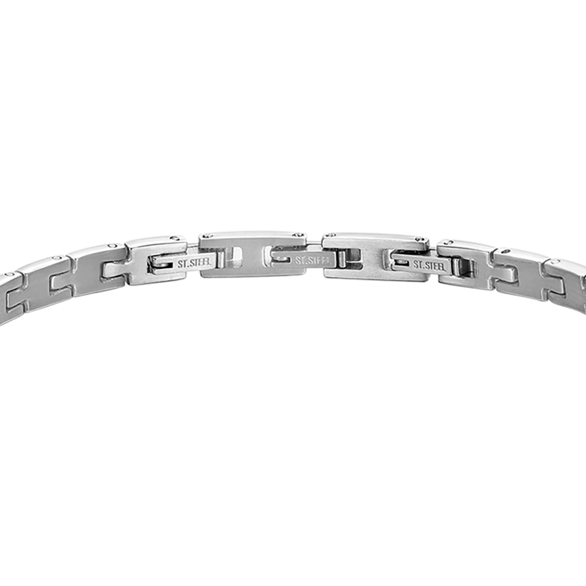 BRACCIALE UOMO IN ACCIAIO MAGLIA STRETTA - Image 5
