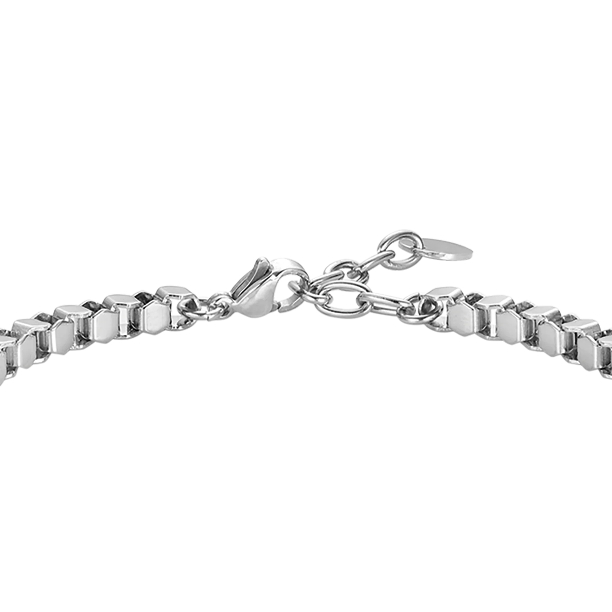 BRACCIALE UOMO IN ACCIAIO CON PIASTRA PERSONALIZZABILE - Image 5
