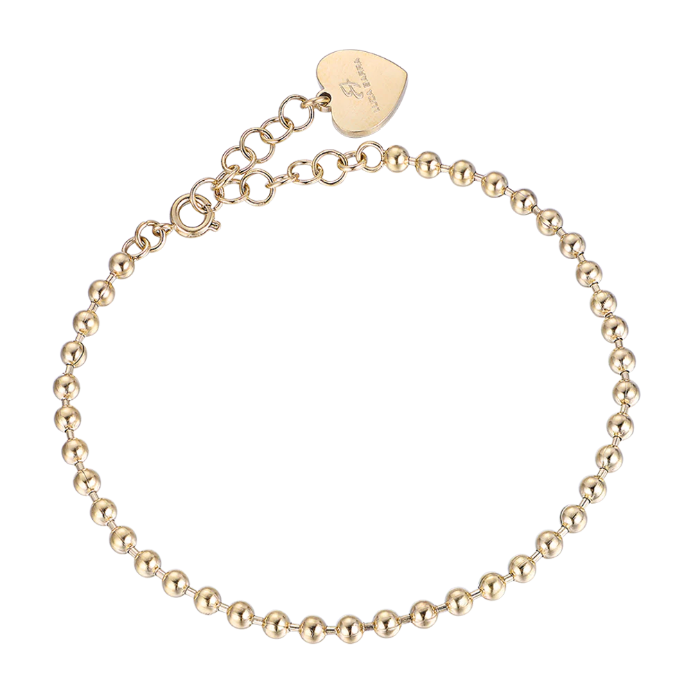 BRACCIALE DONNA IN ACCIAIO PALLINATO - Image 2