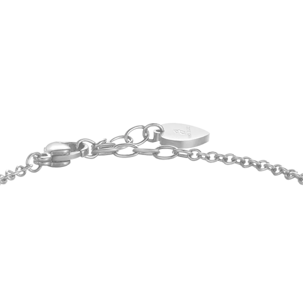 BRACCIALE DONNA IN ACCIAIO CON CUORE E CORNO - Image 5