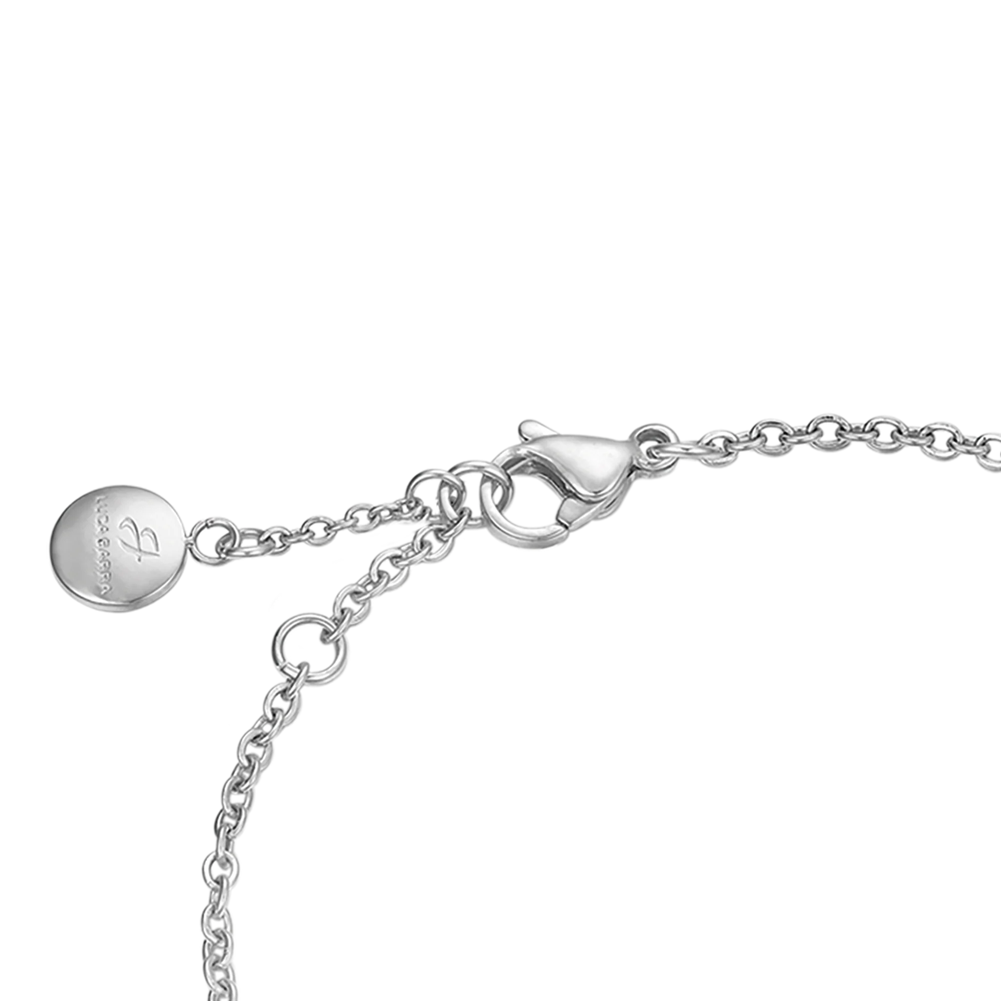 BRACCIALE DONNA IN ACCIAIO CON CUORICINO E CRISTALLI BIANCHI - Image 5