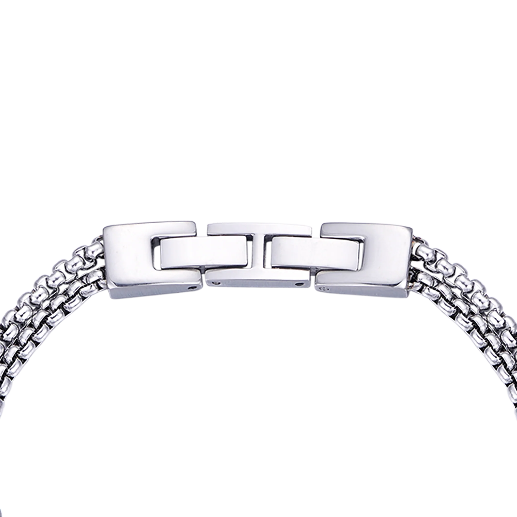 BRACCIALE UOMO IN ACCIAIO CON ELEMENTI IP NERO E ROSA DEI VENTI - Image 4