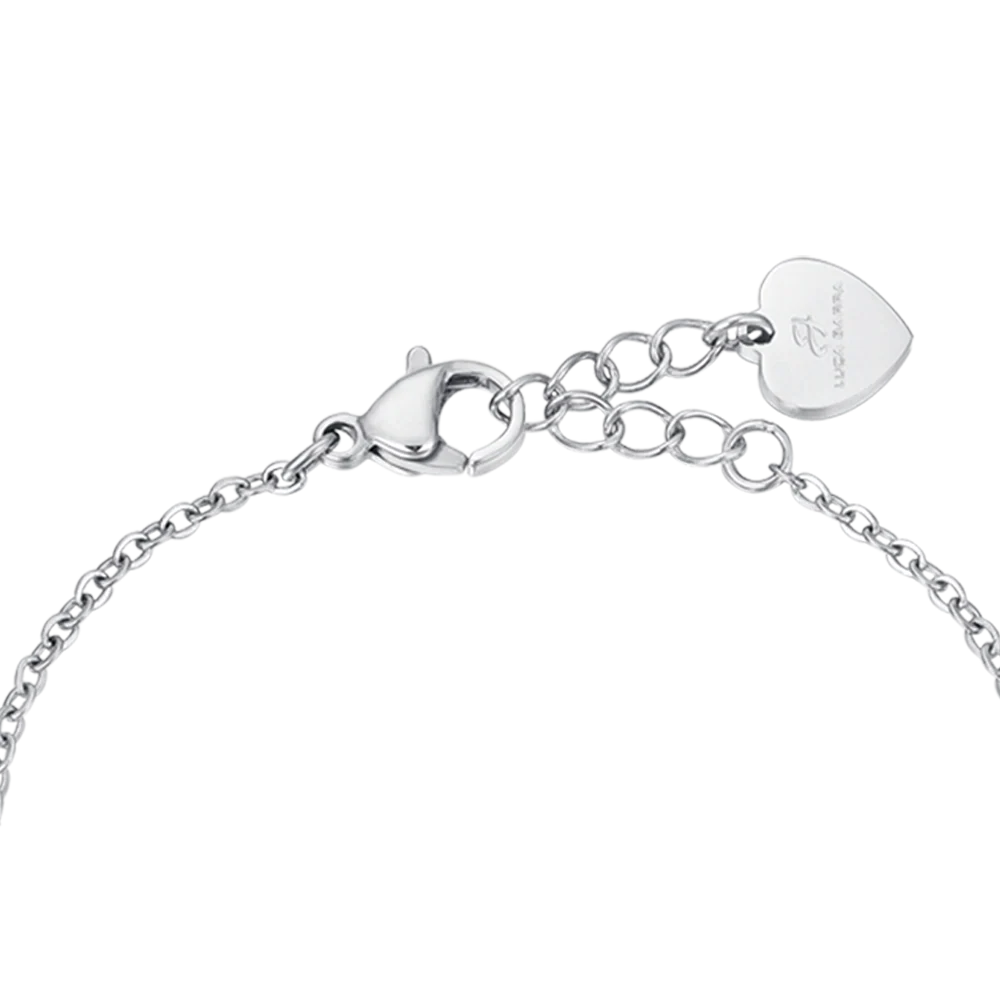 BRACCIALE BAMBINA IN ACCIAIO CON FIORI - Image 5