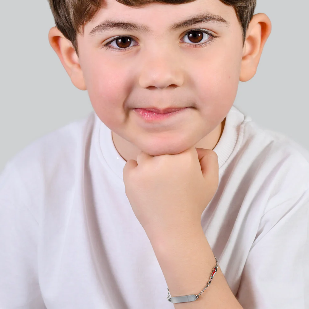 BRACCIALE BAMBINO IN ACCIAIO CON MACCHINA - Image 3