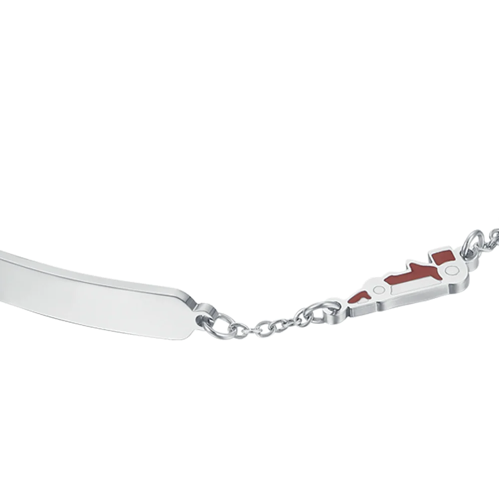 BRACCIALE BAMBINO IN ACCIAIO CON MACCHINA - Image 4