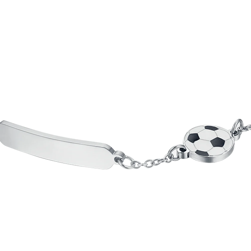 BRACCIALE BAMBINO IN ACCIAIO CON PALLONE - Image 4