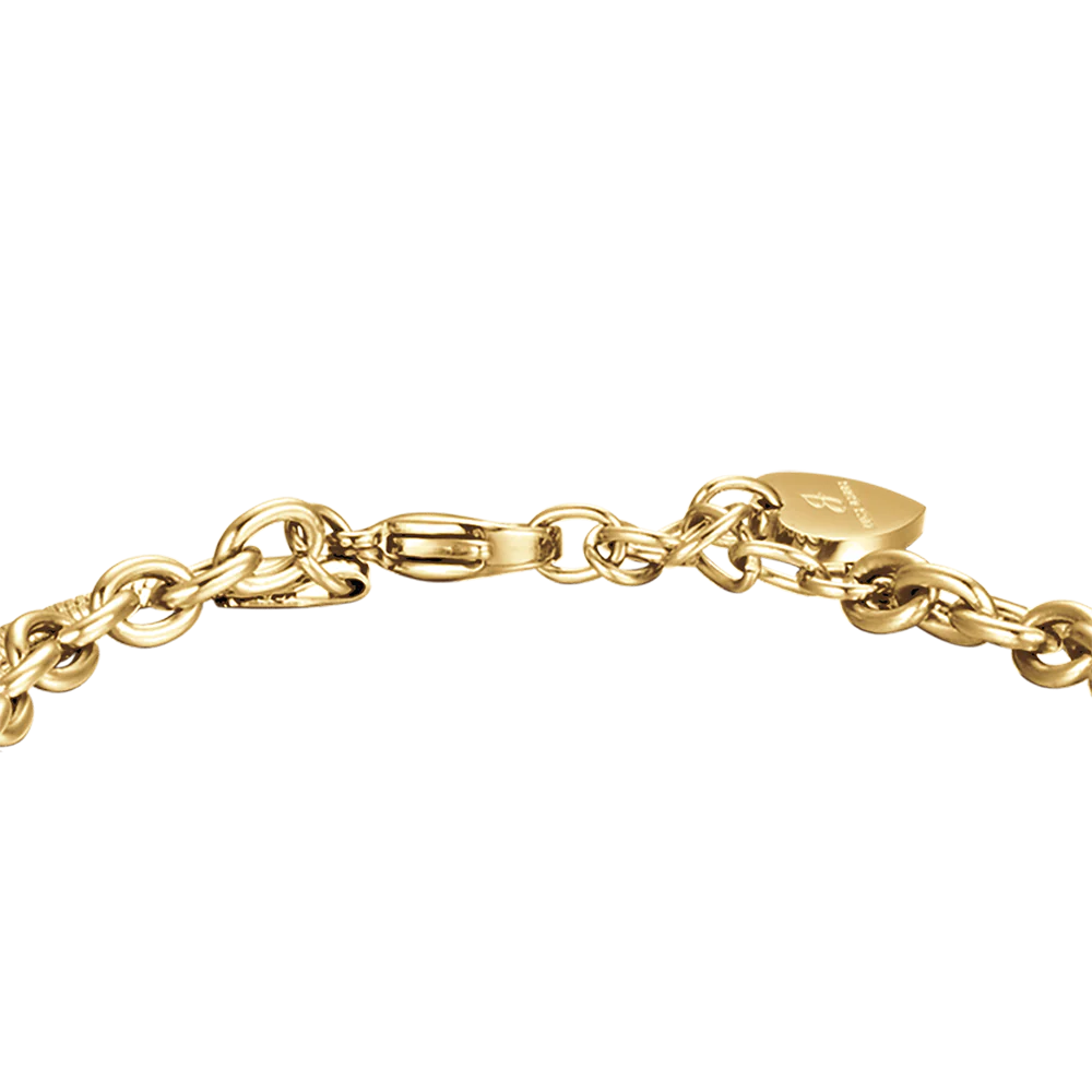 BRACCIALE DONNA IN ACCIAIO IP GOLD CON STELLA E CERCHIO - Image 6