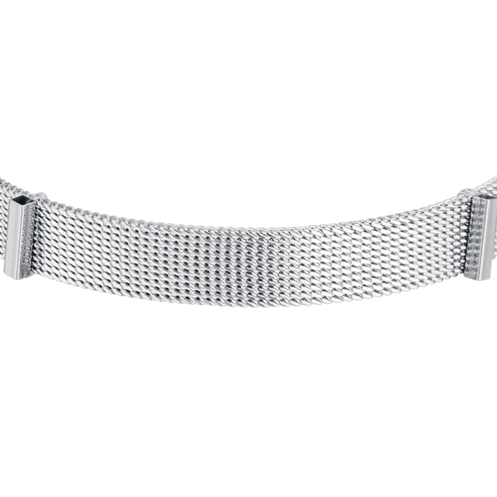 BRACCIALE DONNA PERSONALIZZATO IN ACCIAIO MAGLIA MILANO - Image 4