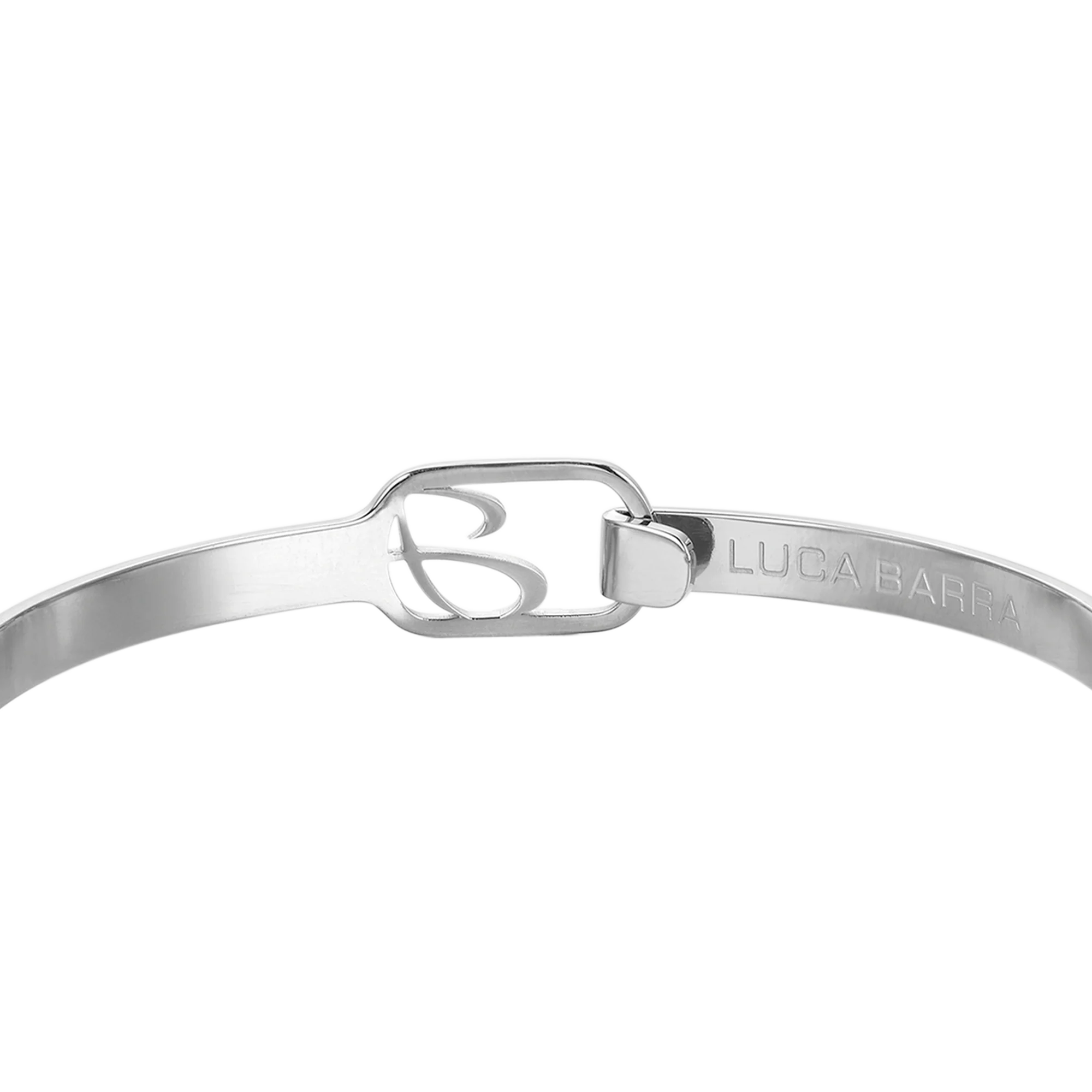 BRACCIALE IN ACCIAIO RIGIDO "NON FATEVI RUBARE LA SPERANZA" - Image 3