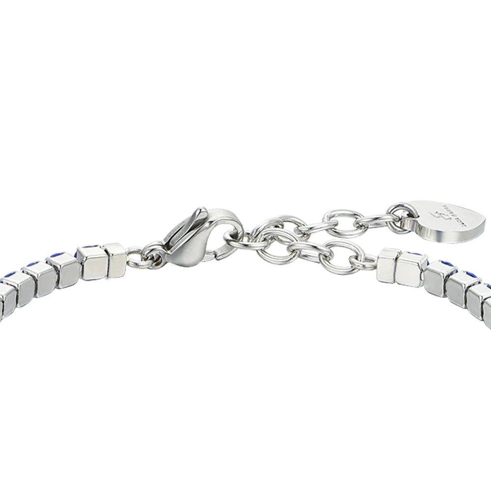 BRACCIALE TENNIS DONNA CRISTALLI BLU - Image 5