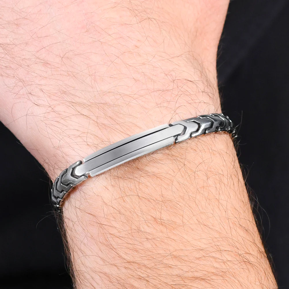 BRACCIALE UOMO IN ACCIAIO - Image 2