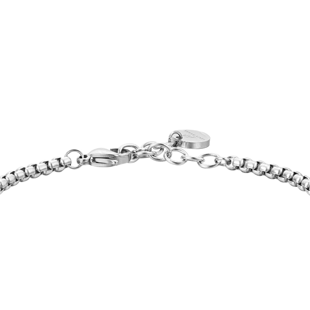 BRACCIALE UOMO IN ACCIAIO AGATA NERA ED ELEMENTI - Image 5