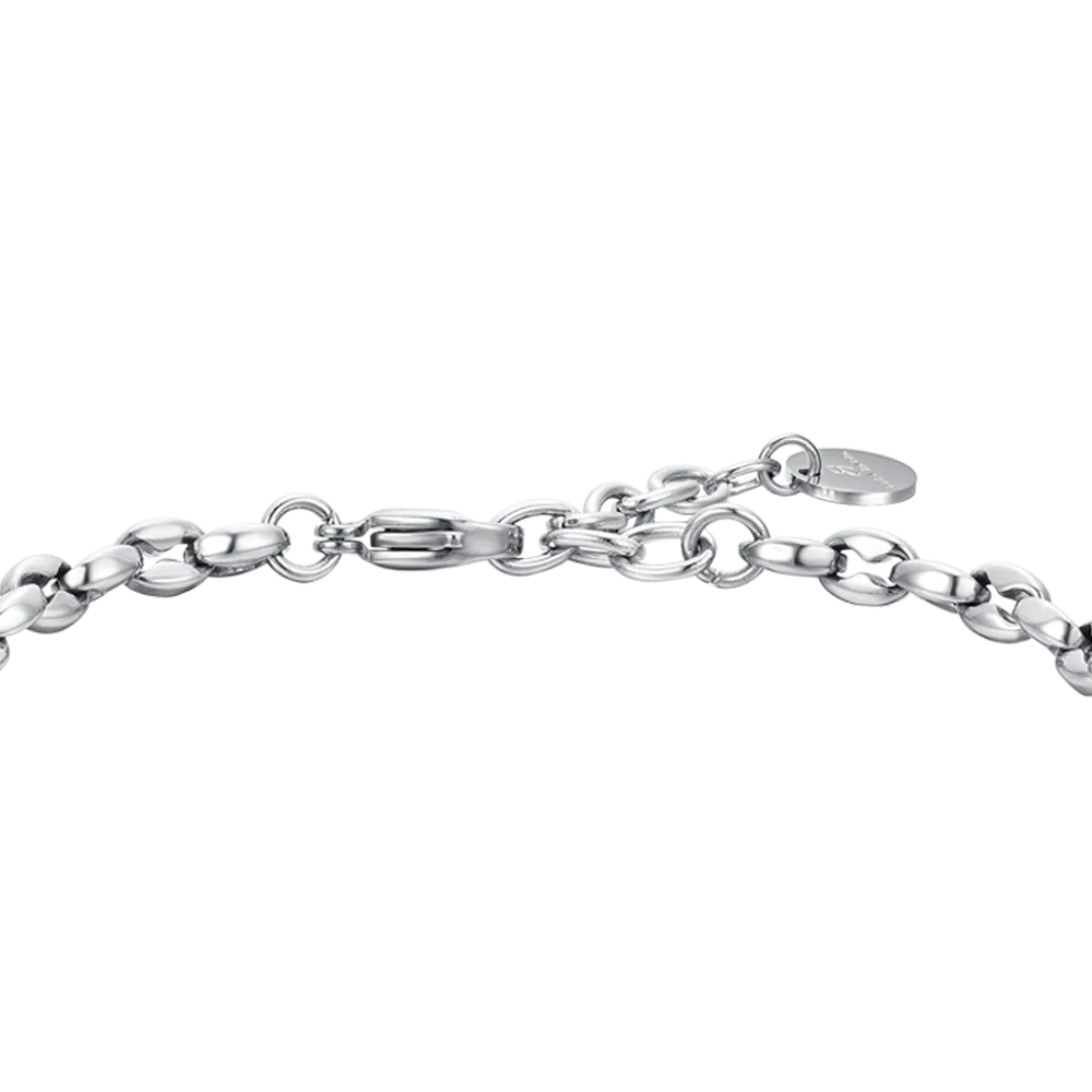 BRACCIALE UOMO IN ACCIAIO CON ANCORA - Image 5