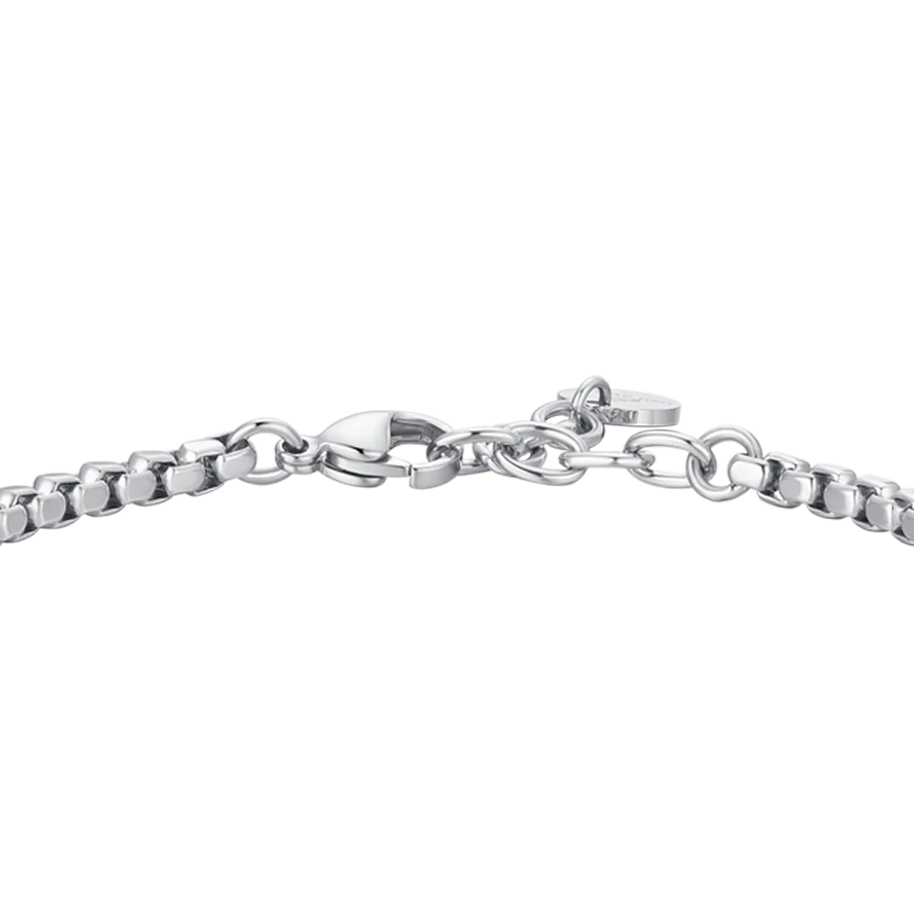 BRACCIALE UOMO IN ACCIAIO CON ANCORA ED ELEMENTI IN ACCIAIO IP ROSE - Image 5