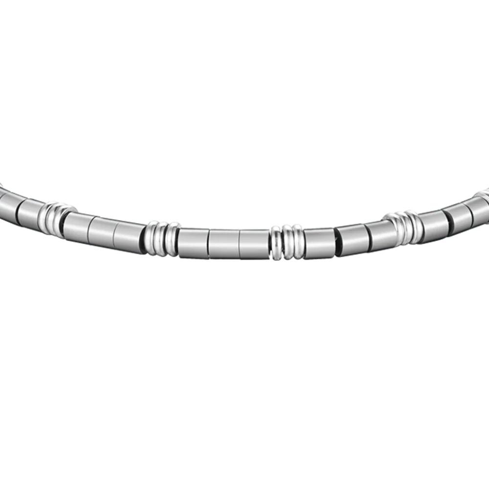 BRACCIALE UOMO IN ACCIAIO CON ELEMENTI IN ACCIAIO - Image 4