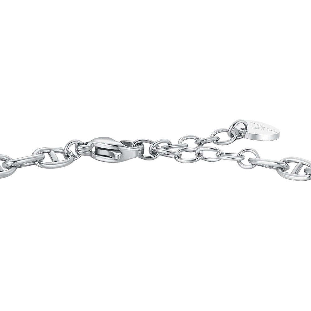 BRACCIALE UOMO IN ACCIAIO CON ELEMENTI IN ACCIAIO IP NERO - Image 6