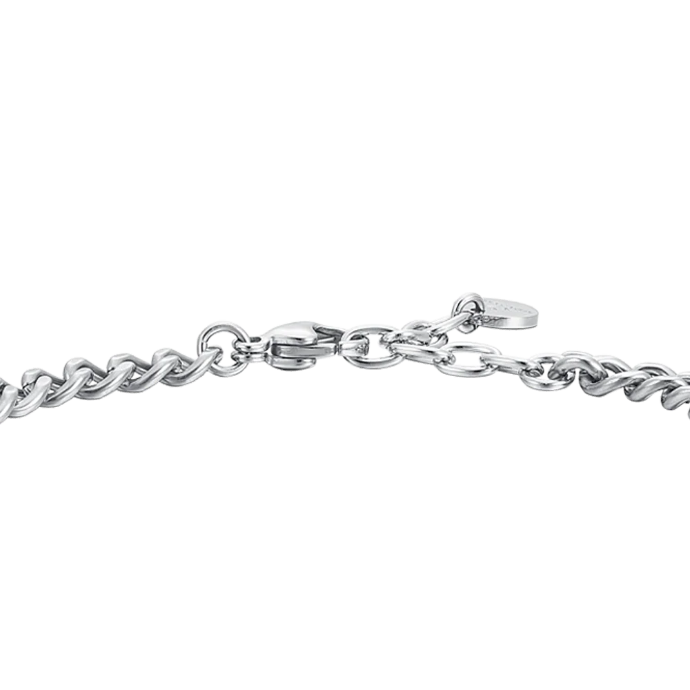 BRACCIALE UOMO IN ACCIAIO CON INFINITO - Image 5