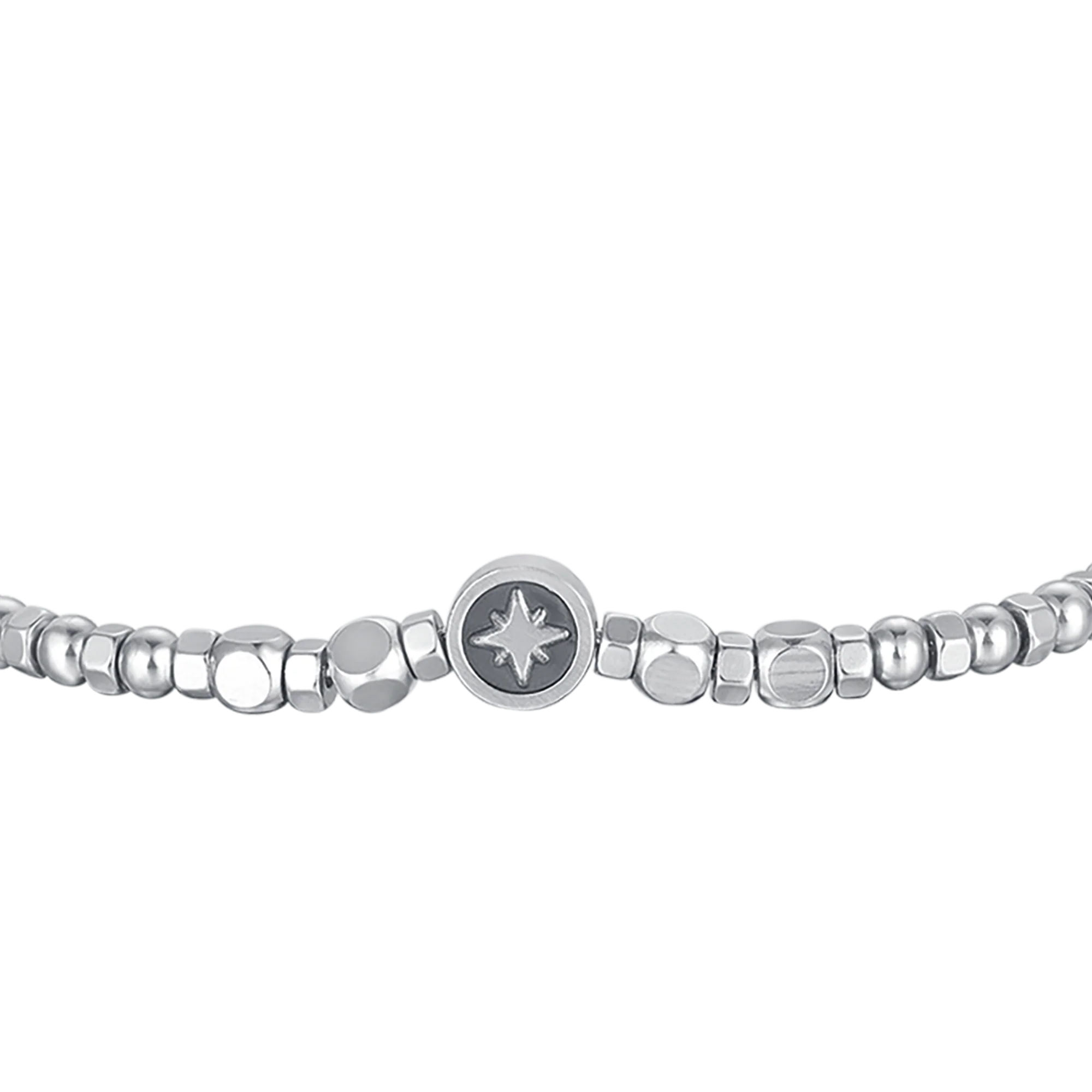 BRACCIALE UOMO IN ACCIAIO CON LAPIS E STELLA - Image 4