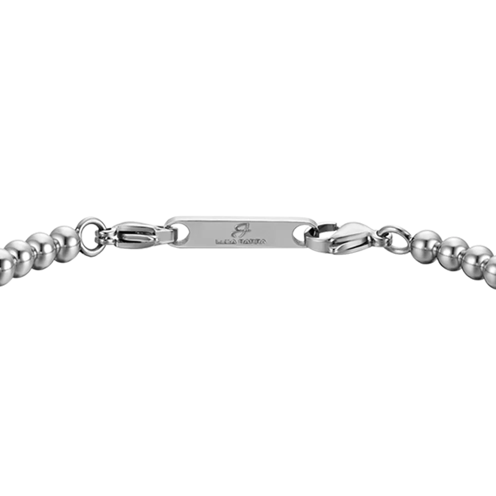 BRACCIALE UOMO IN ACCIAIO CON PIETRE LAPIS - Image 5