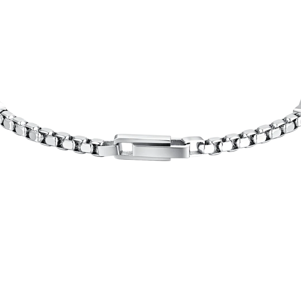 BRACCIALE UOMO IN ACCIAIO ELEMENTI IN ACCIAIO - Image 4