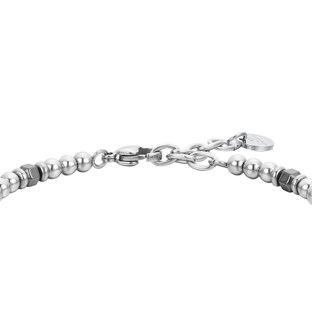 BRACCIALE UOMO IN ACCIAIO EMATITE GRIGIA - Image 5