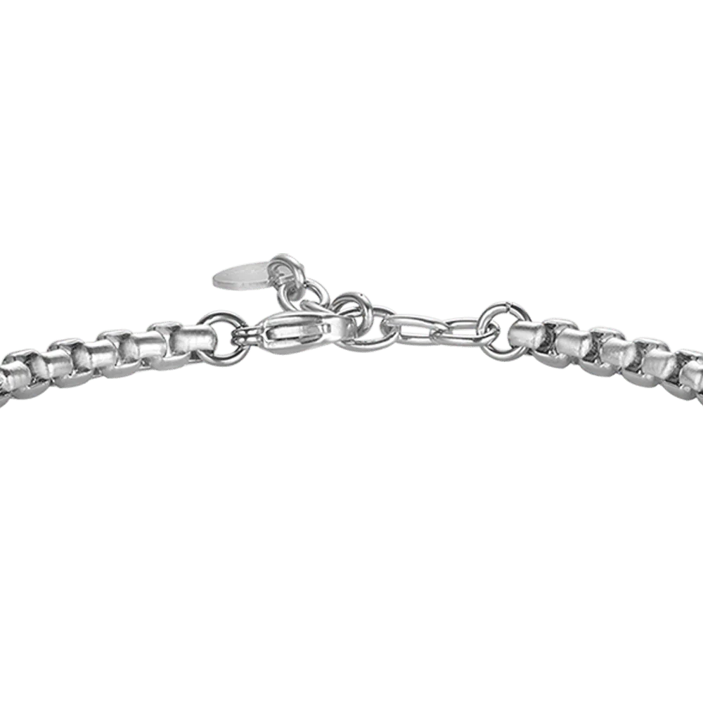 BRACCIALE UOMO IN ACCIAIO GRAZIE MAESTRO CON PIASTRA - Image 5