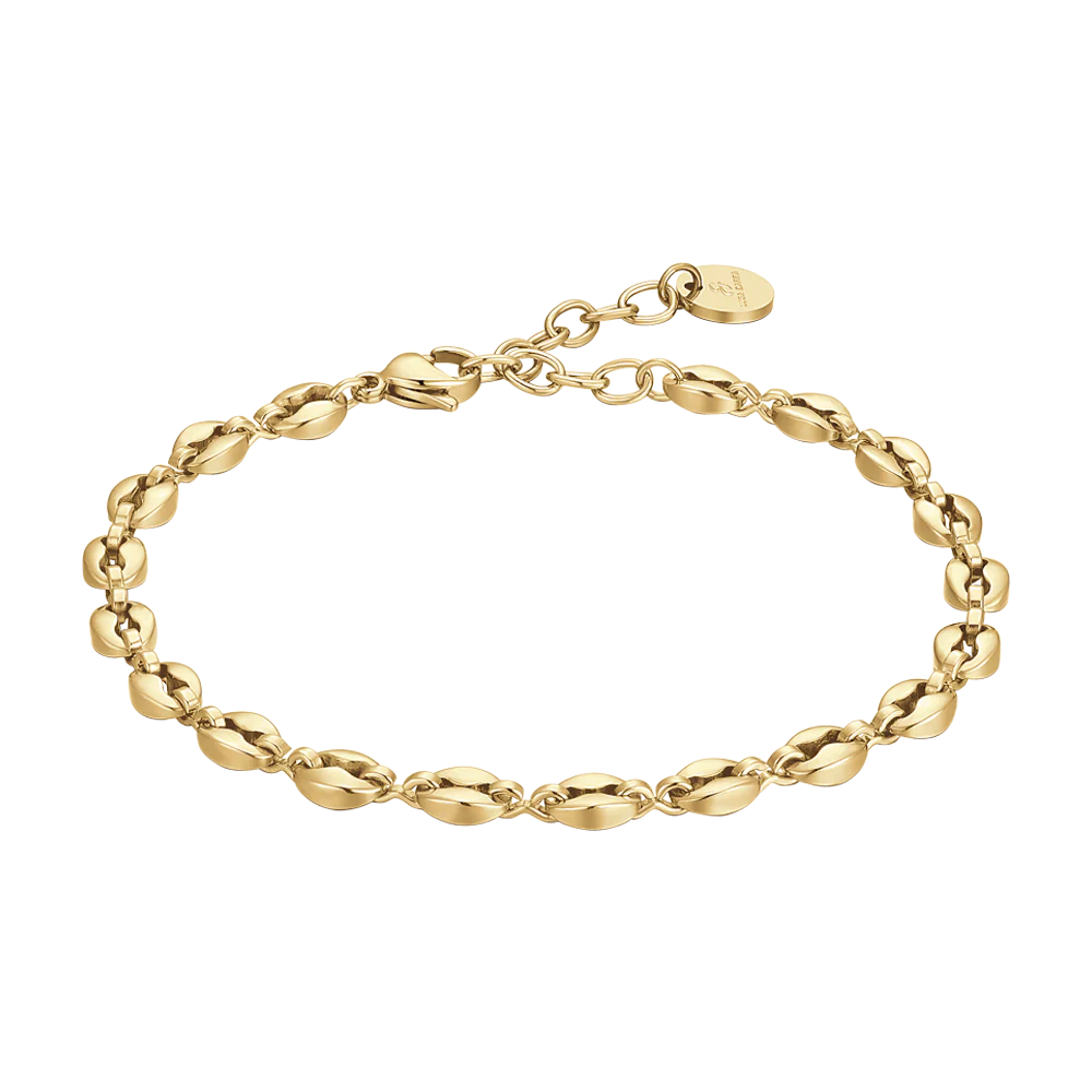 BRACCIALE UOMO IN ACCIAIO IP GOLD