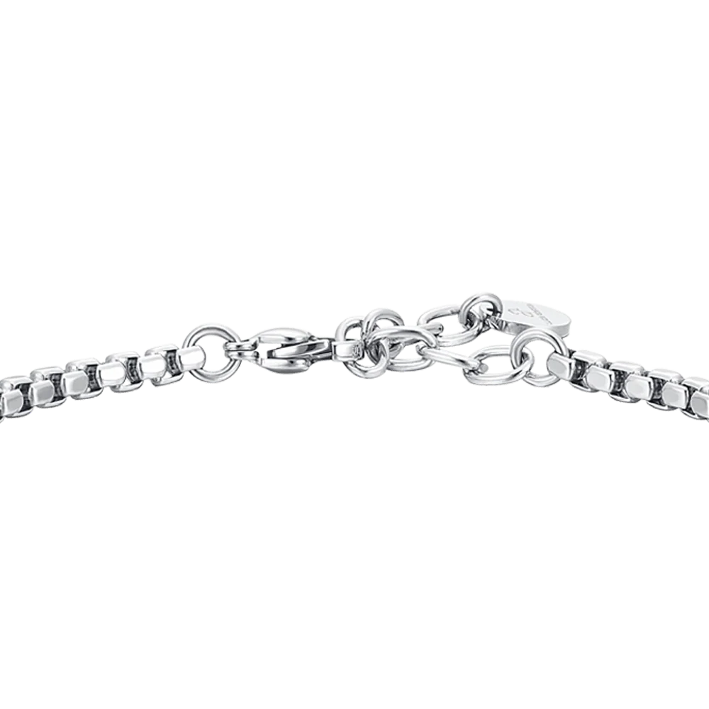 BRACCIALE UOMO IN ACCIAIO PIASTRA ED ELEMENTI - Image 5