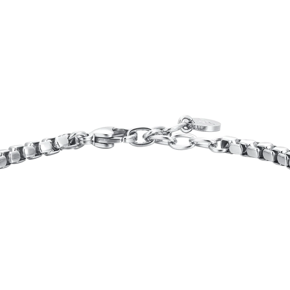 BRACCIALE UOMO IN ACCIAIO PIASTRA IP BLACK - Image 5