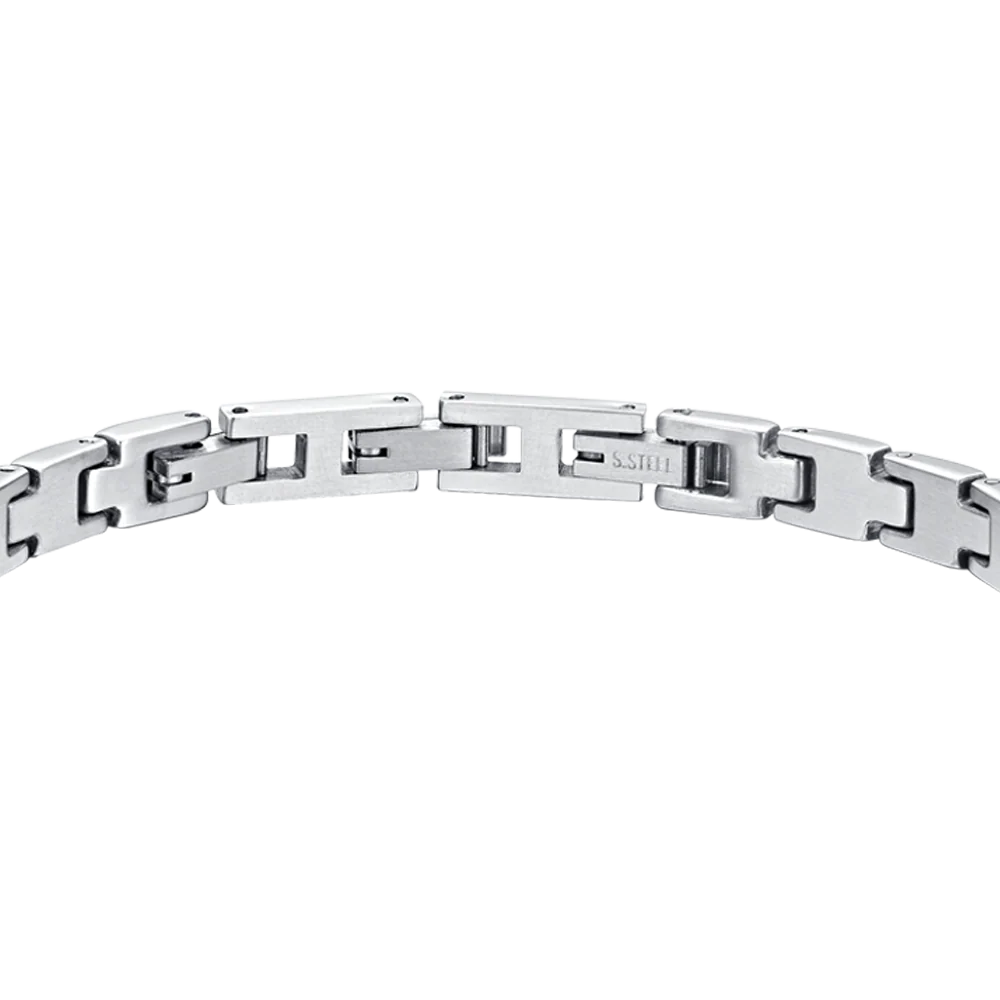BRACCIALE UOMO IN ACCIAIO ROSA DEI VENTI IP NERO - Image 5