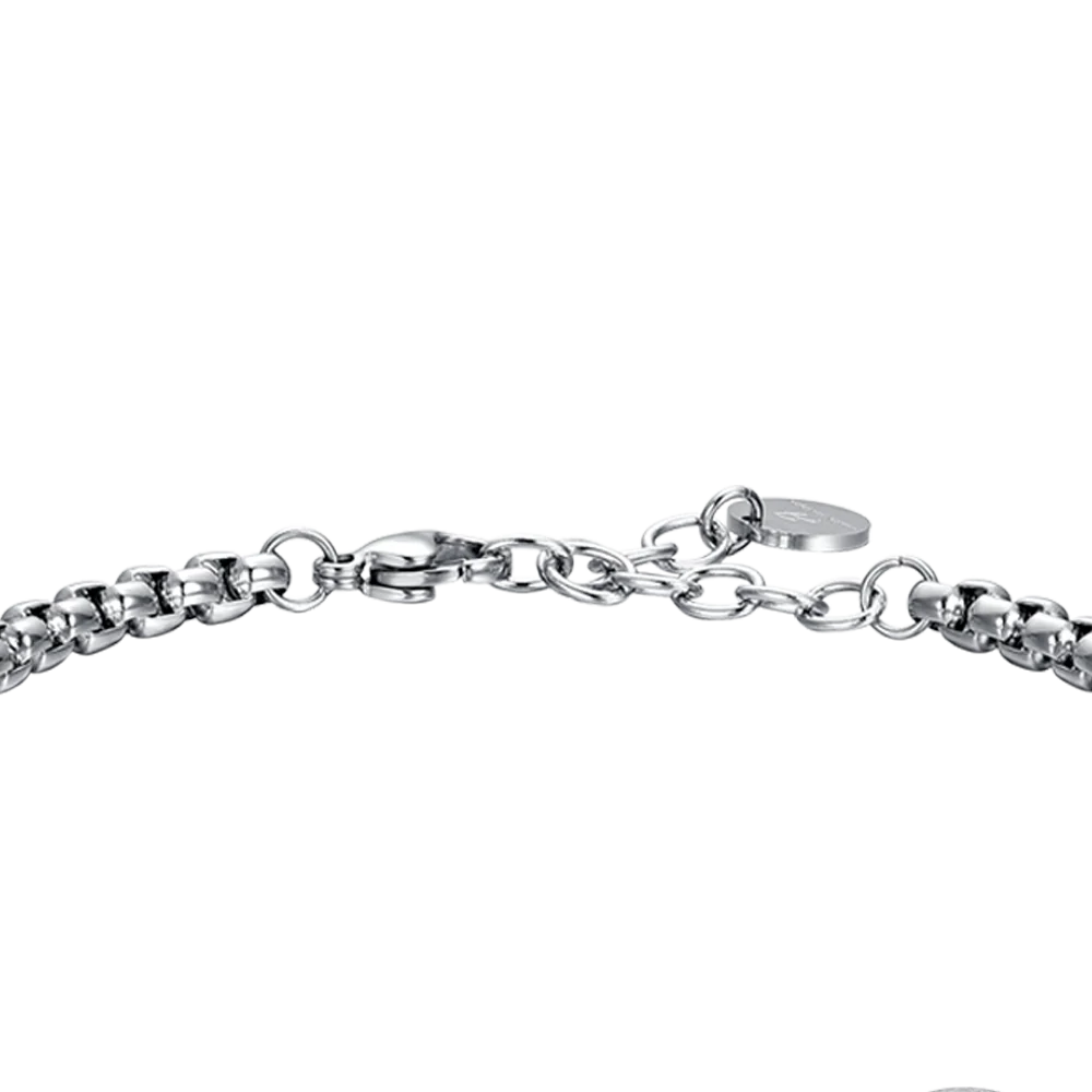 BRACCIALE UOMO IN ACCIAIO SEGNO ZODIACALE SAGITTARIO PIASTRA - Image 6