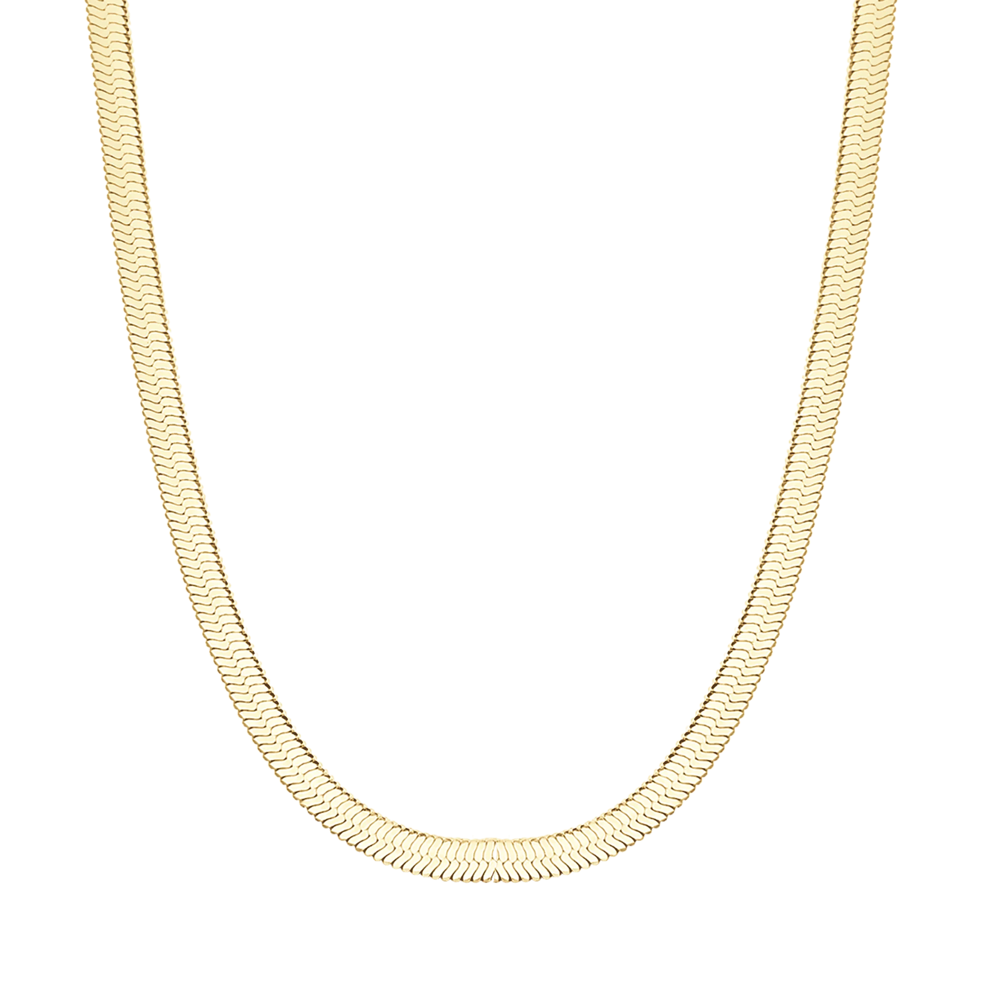 COLLANA DONNA SNAKE IN ACCIAIO IP GOLD