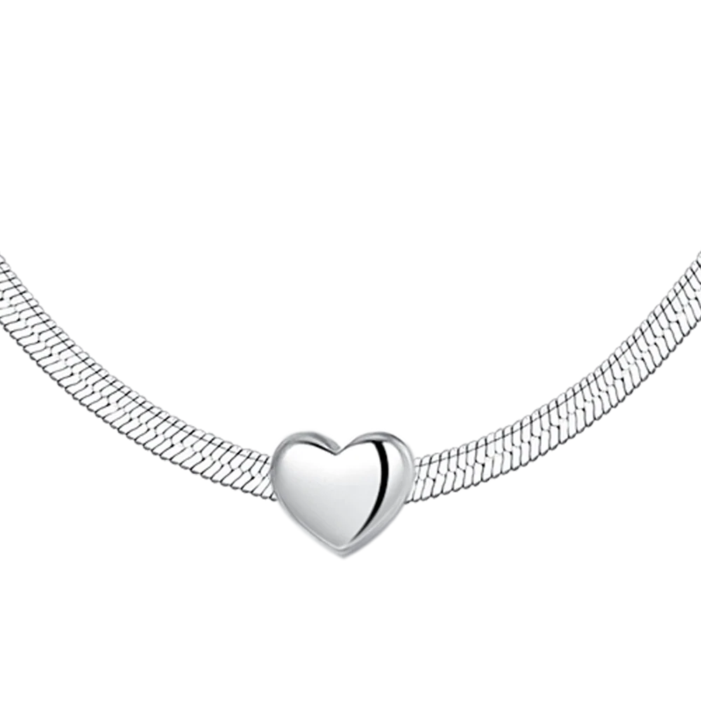 COLLANA DONNA IN ACCIAIO CON CUORE - Image 3