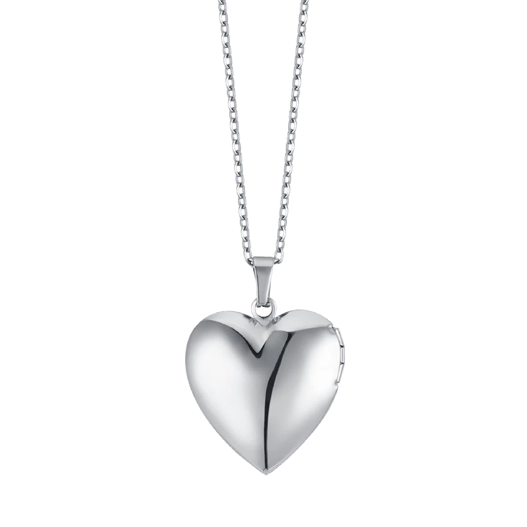 COLLANA DONNA IN ACCIAIO CON CUORE