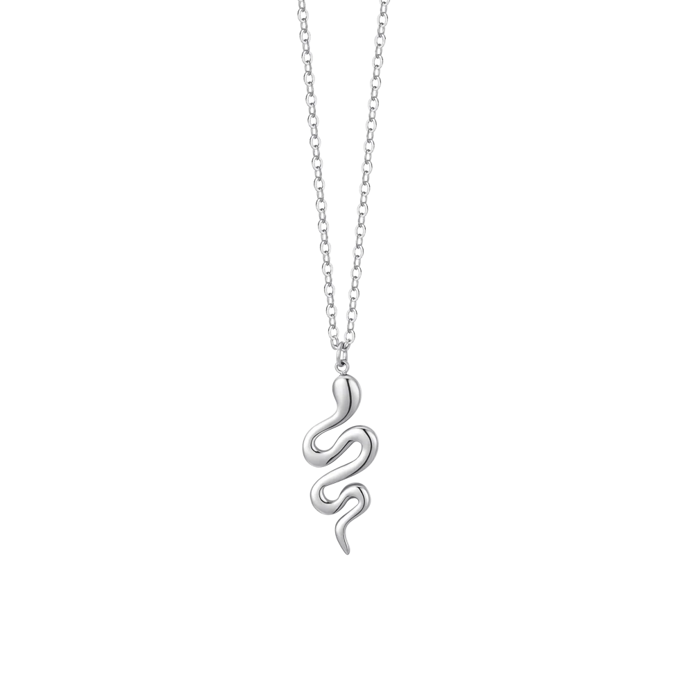 COLLANA DONNA IN ACCIAIO CON SERPENTE