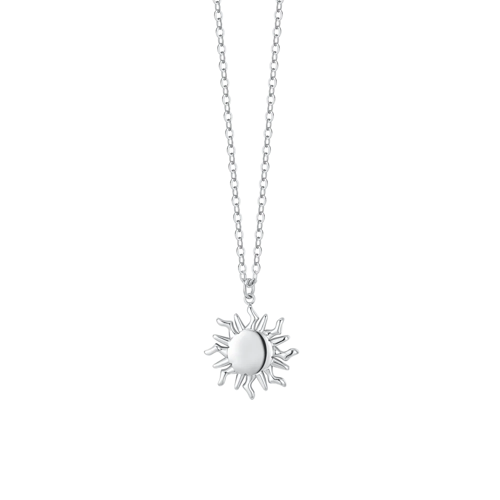 COLLANA DONNA IN ACCIAIO CON SOLE