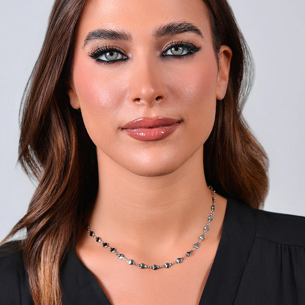 COLLANA DONNA IN ACCIAIO CUORI - Image 3
