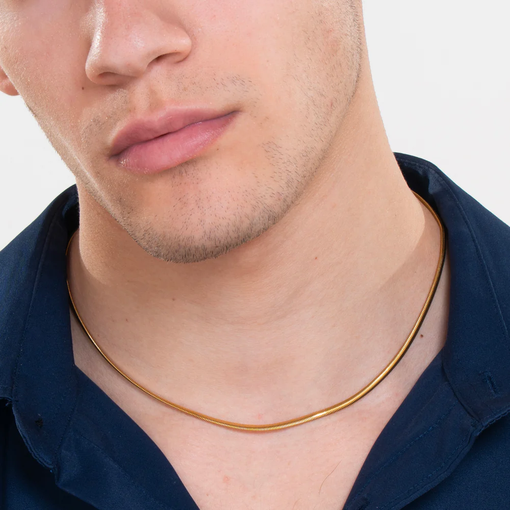 COLLANA DONNA IN ACCIAIO IP GOLD - Image 2