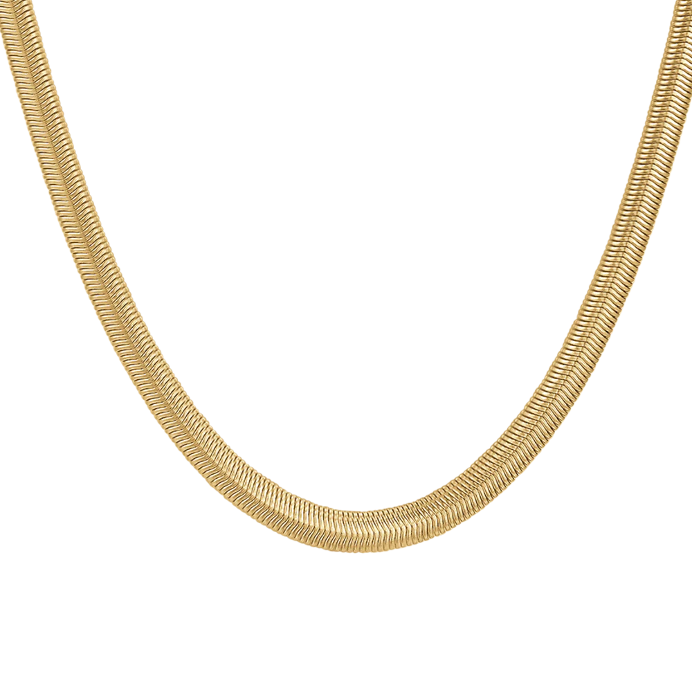 COLLANA DONNA IN ACCIAIO IP GOLD - Image 4