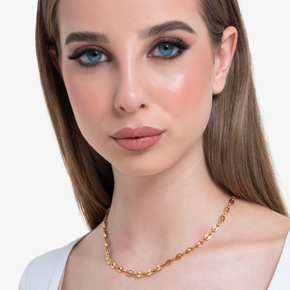 COLLANA DONNA IN ACCIAIO  IP GOLD - Image 3