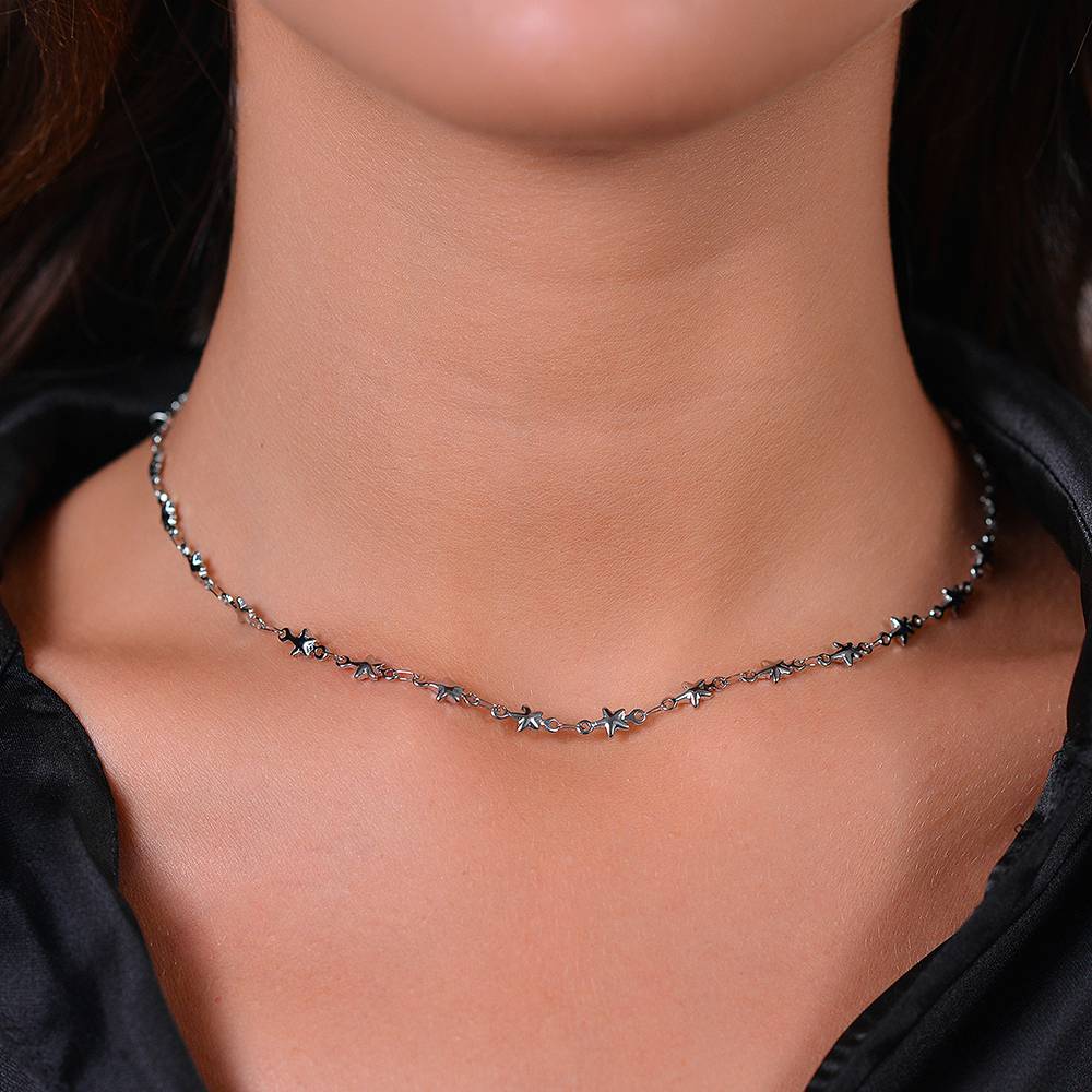 COLLANA DONNA IN ACCIAIO STELLE - Image 2