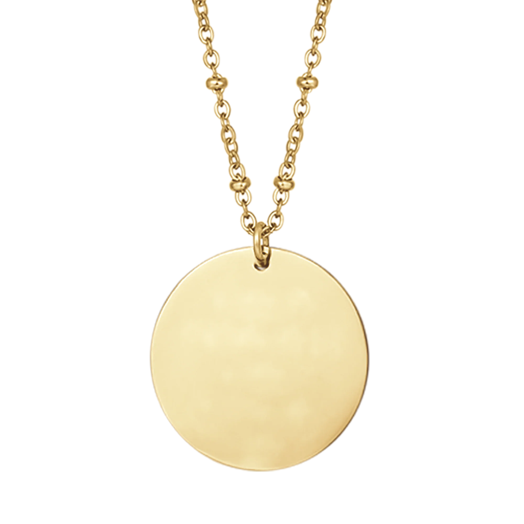 COLLANA DONNA PESRONALIZZATA IN ACCIAIO IN DORATO CON PIASTRA - Image 4