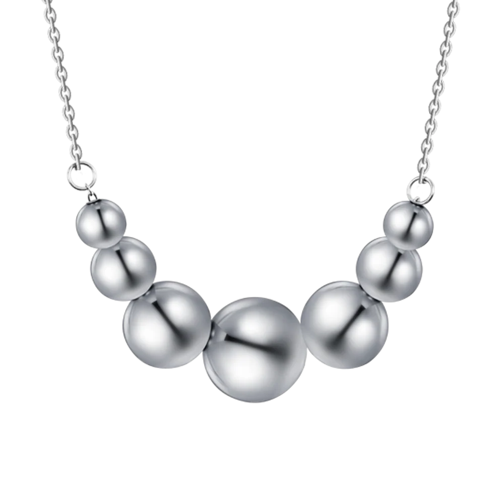COLLANA DONNA SFERE IN ACCIAIO - Image 4