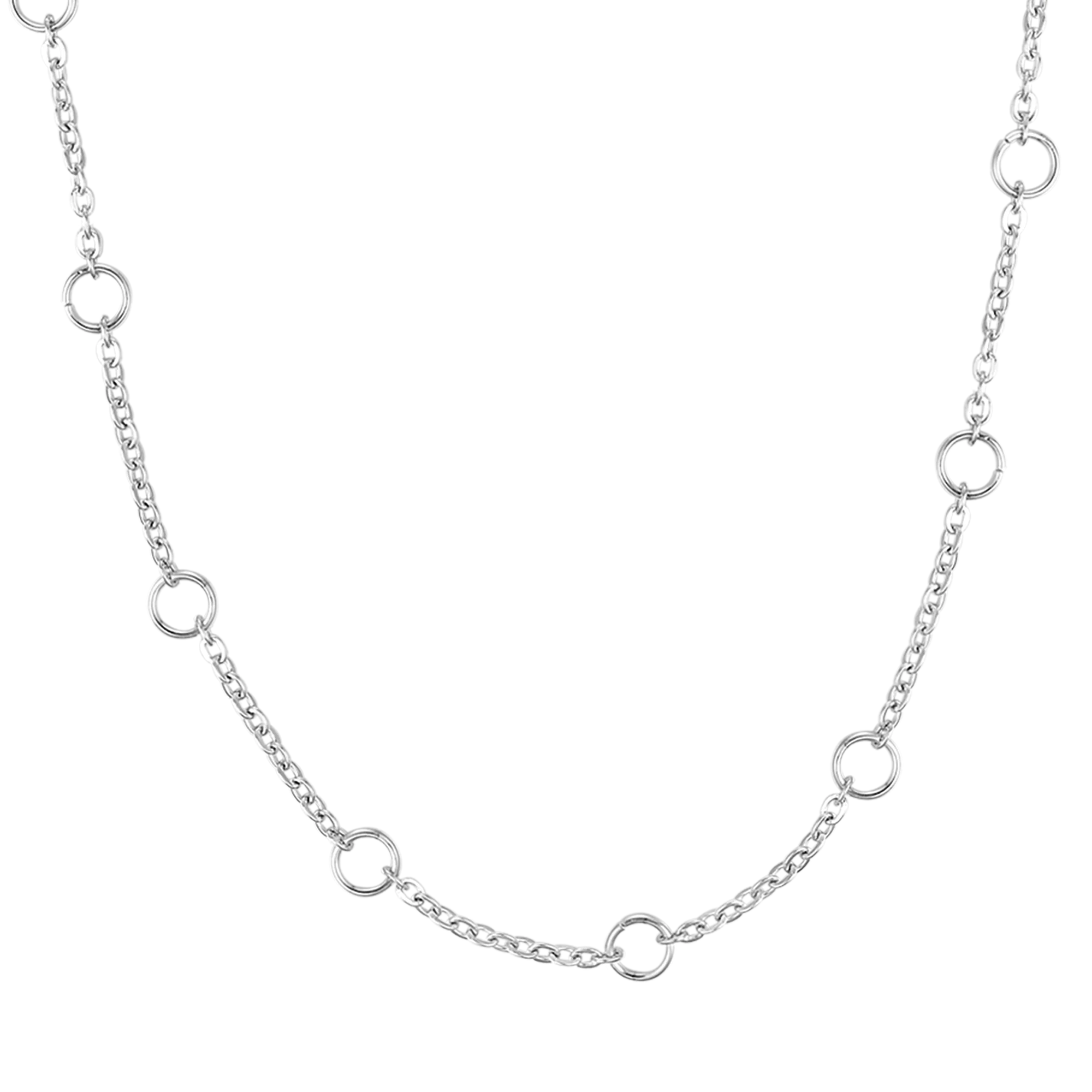 COLLANA DONNA IN ACCIAIO PER CHARMS CON MOSCHETTONE - Image 4
