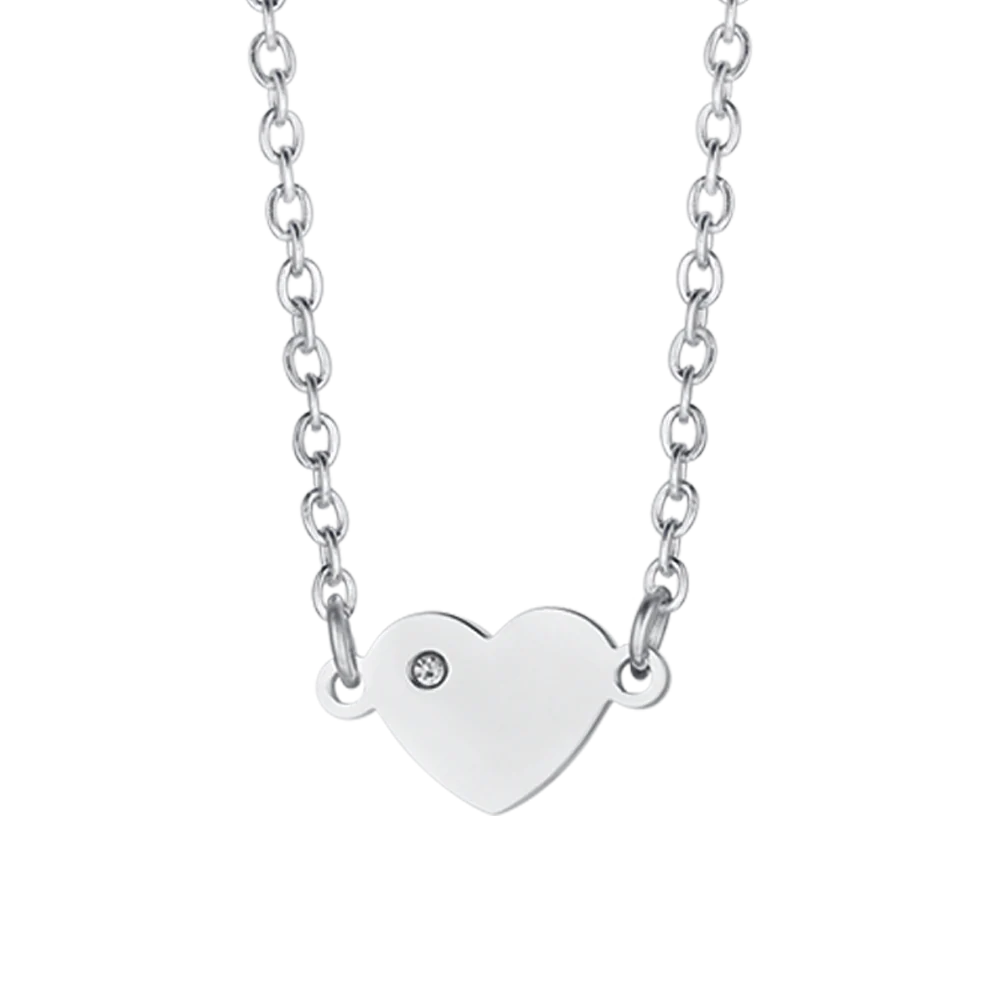 COLLANA BAMBINA IN ACCIAIO CON CUORE - Image 4