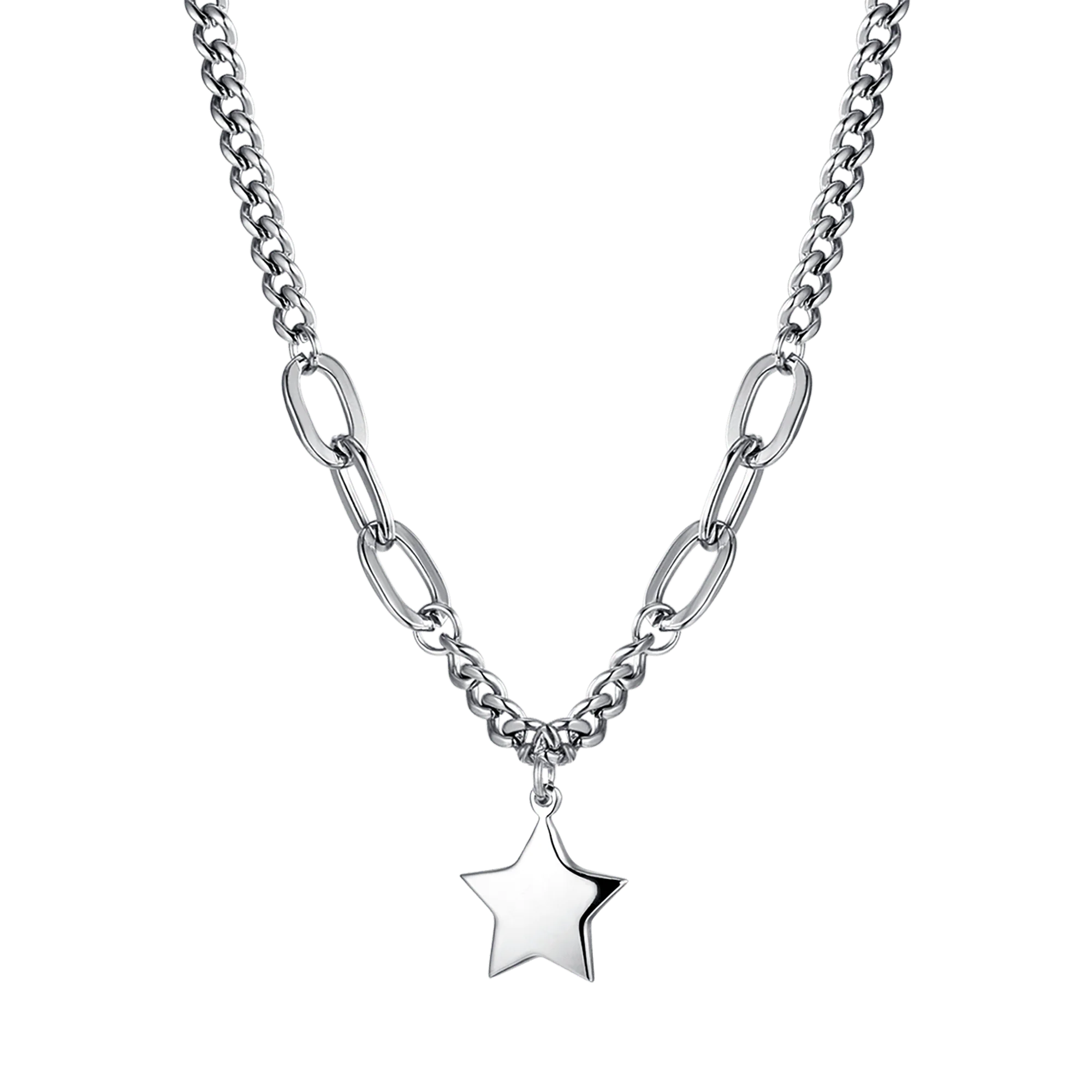 COLLANA DONNA IN ACCIAIO IP GOLD CON STELLA PENDENTE