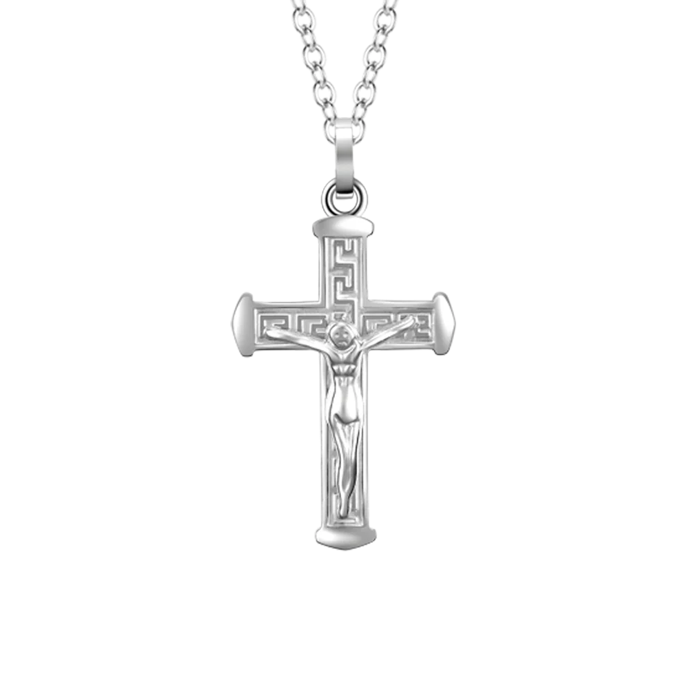 COLLANA UOMO IN ACCIAIO CON CROCIFISSO - Image 4